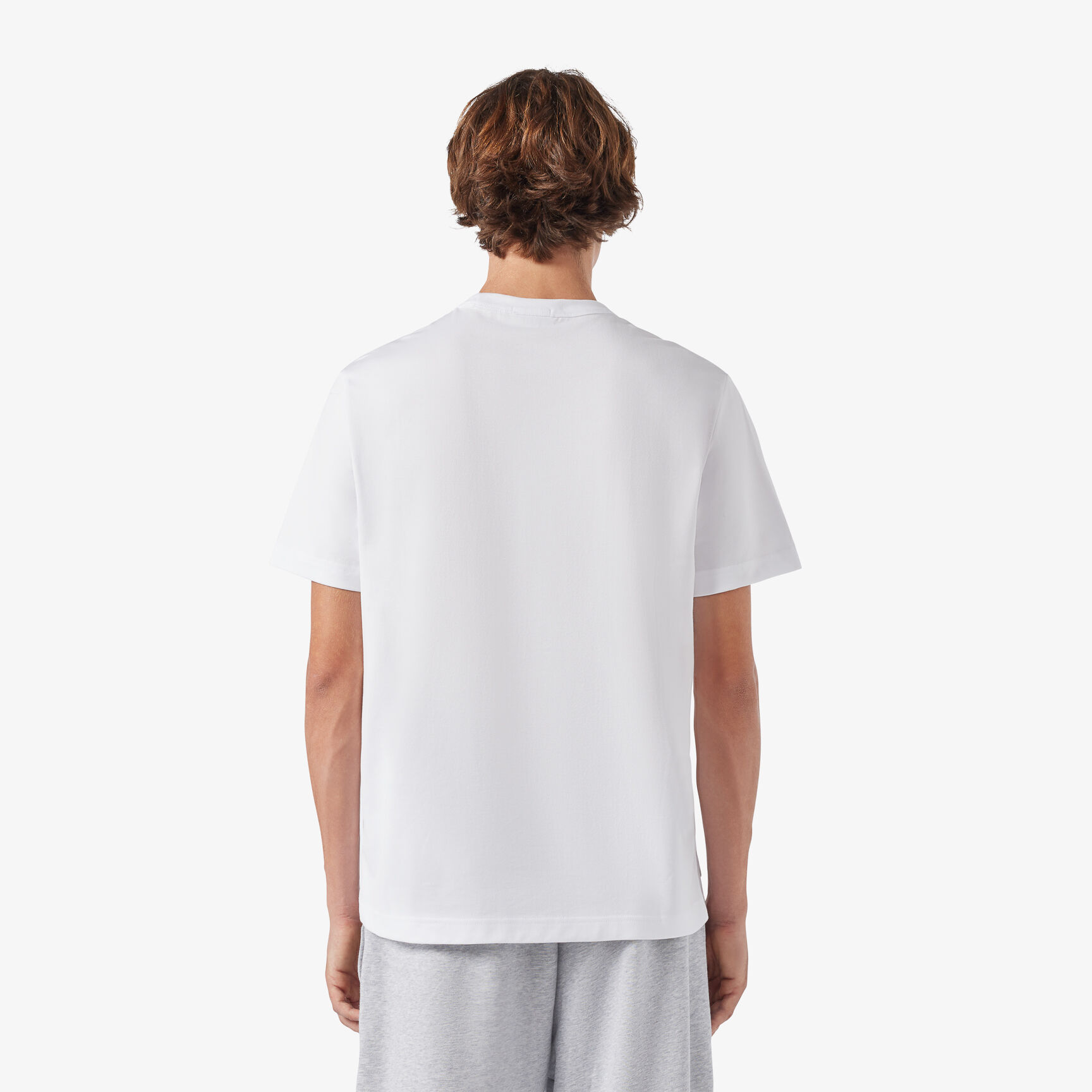 Pique Effect Slogan Cotton Jersey T-shirt Pique Effect Slogan Cotton Jersey T-shirt