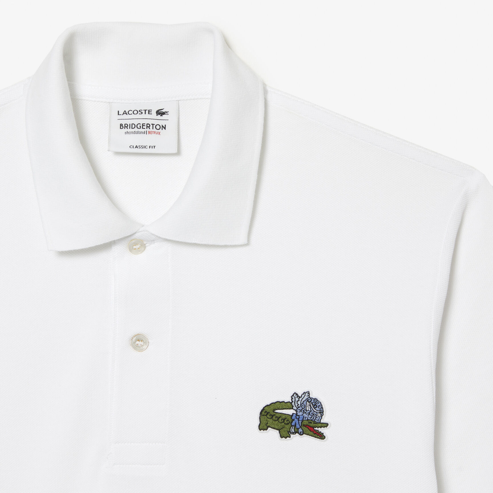 Men’s Lacoste x Netflix Organic Cotton Polo Shirt Men’s Lacoste x Netflix Organic Cotton Polo Shirt