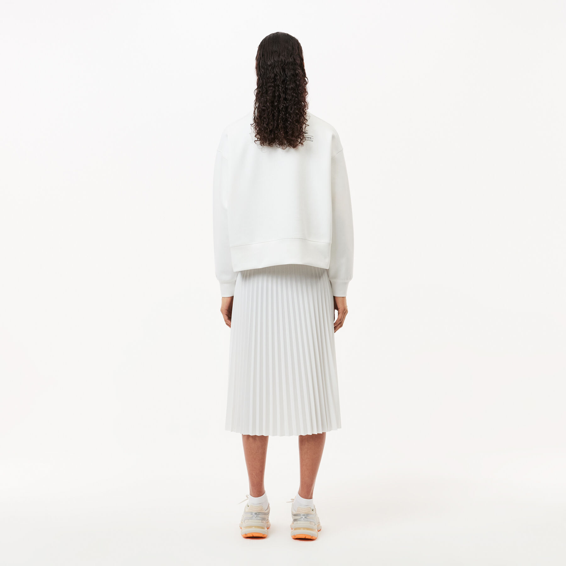 Elastic Waist Fluid Pleated Skirt