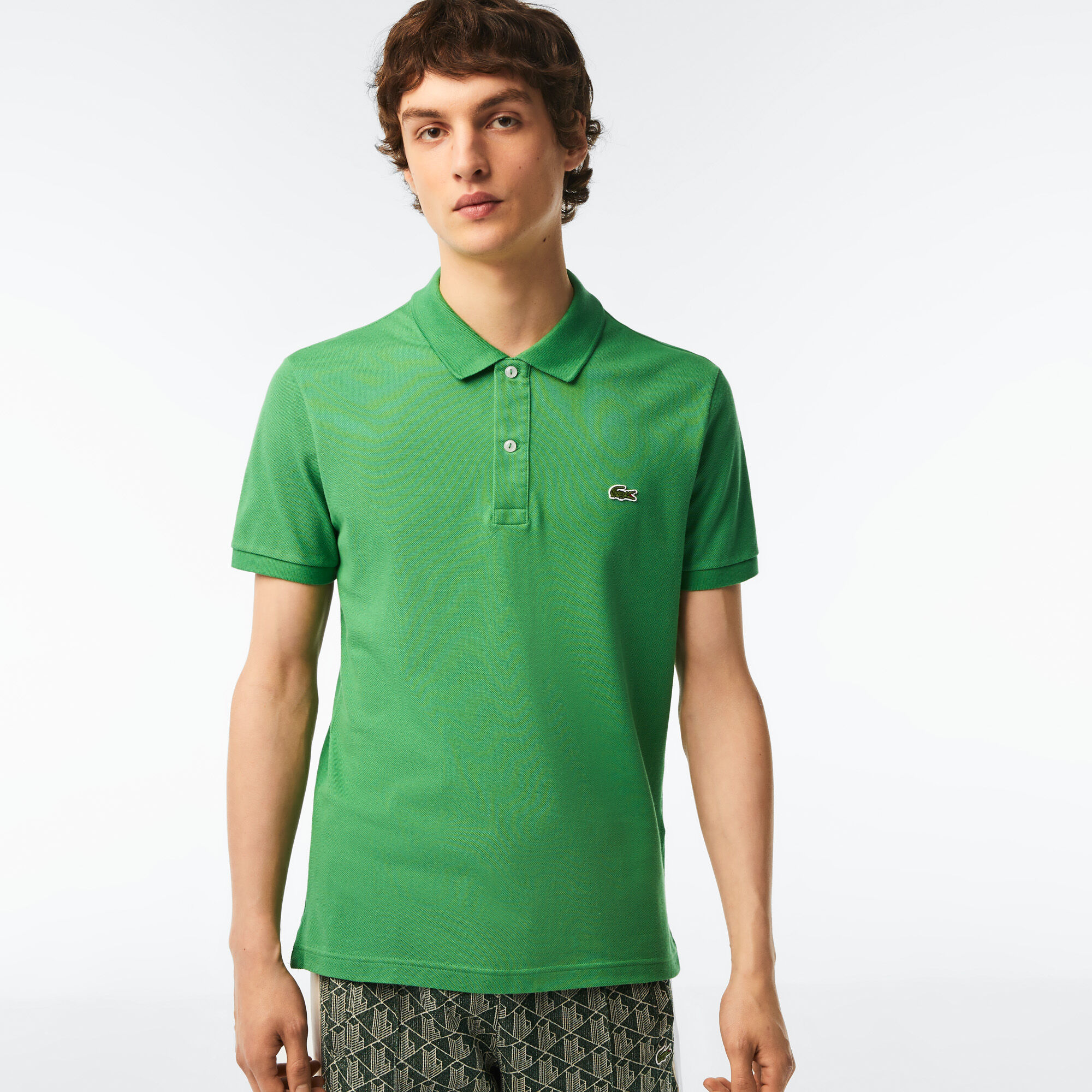 Lacoste light green polo hot sale