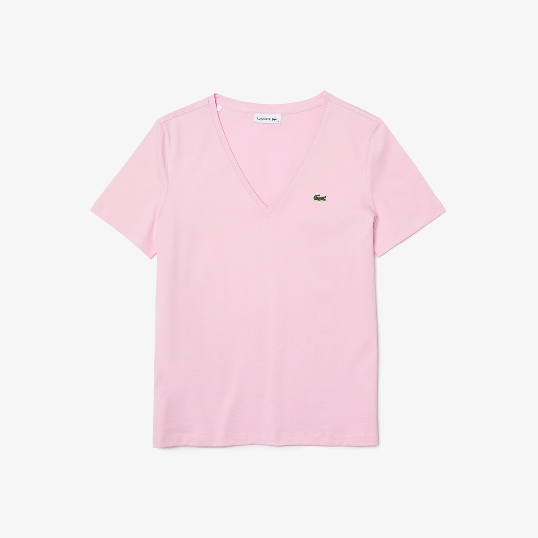 تي شيرت بقصّة عادية وطبعة مميزة لكلمة Lacoste تي شيرت بقصّة عادية وطبعة مميزة لكلمة Lacoste