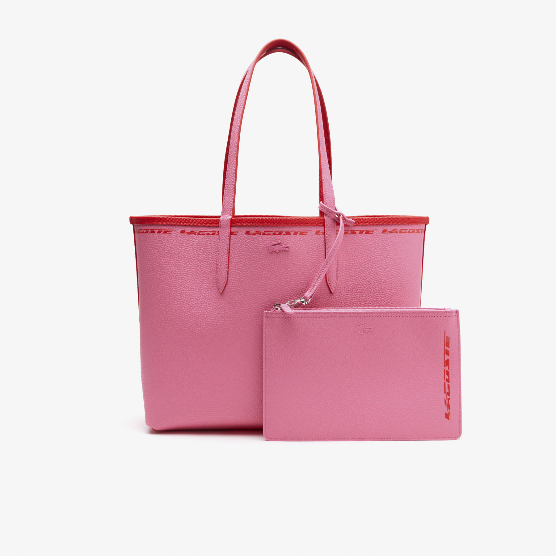 women s lacoste anna reversible tote with pouch