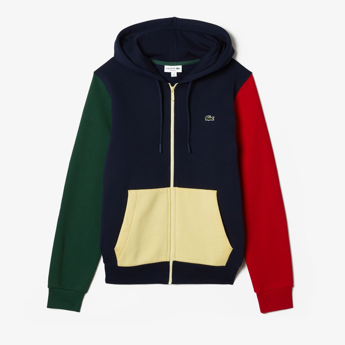 Buy Men's Lacoste Classic Fit Color-block Hooded Zip Sweatshirt