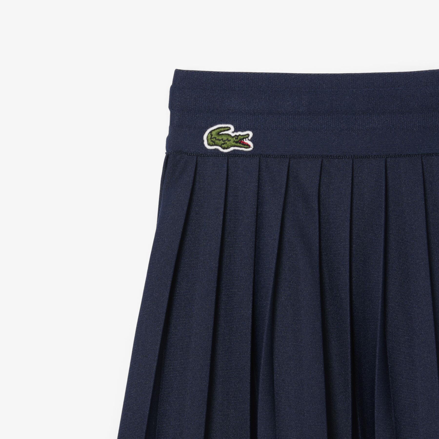 lacoste pleated jersey skirt