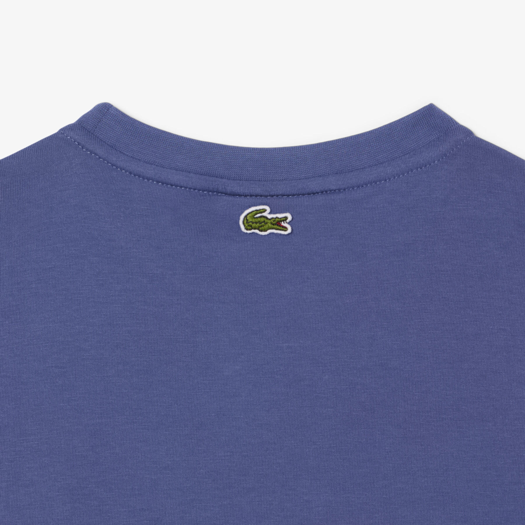 lacoste print cotton t shirt