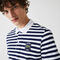 Men’s Lacoste Badge Regular Fit Striped Cotton Piqué Polo men s lacoste badge regular fit striped cotton piqu polo