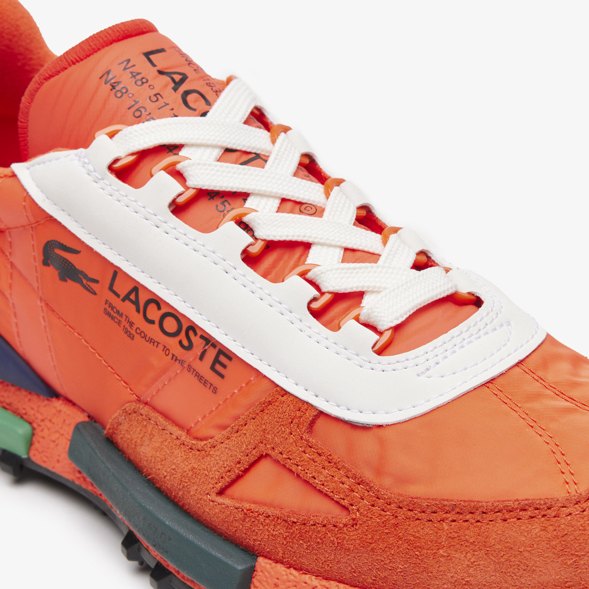 LACOSTE オレンジ トレーナー US XS LACOSTE オレンジ トレーナー US XS - トップス