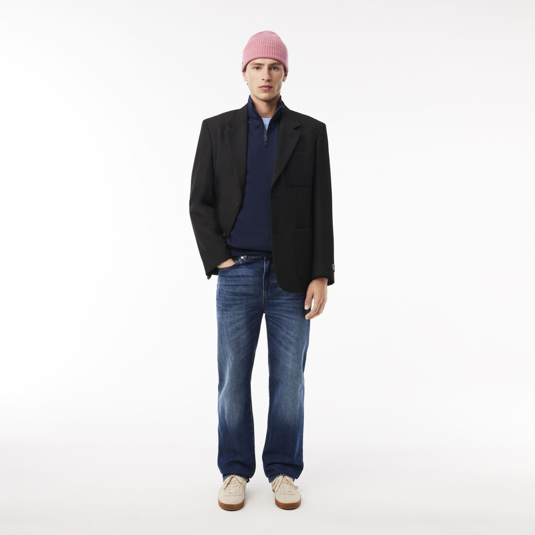 قبعة صوفية محبوكة مضلعة قبعة صوفية محبوكة مضلعة