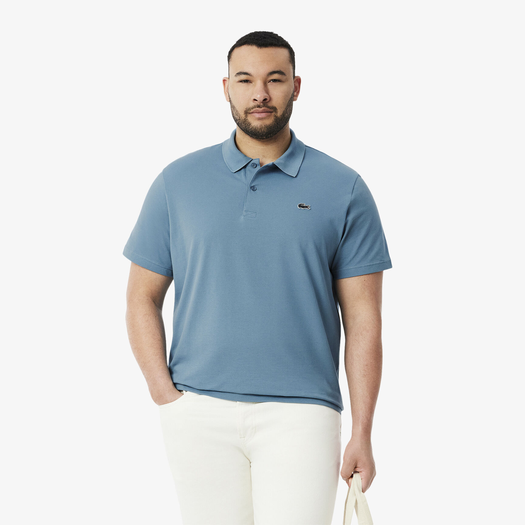 Regular Fit Cotton Blend Polo Shirt Regular Fit Cotton Blend Polo Shirt