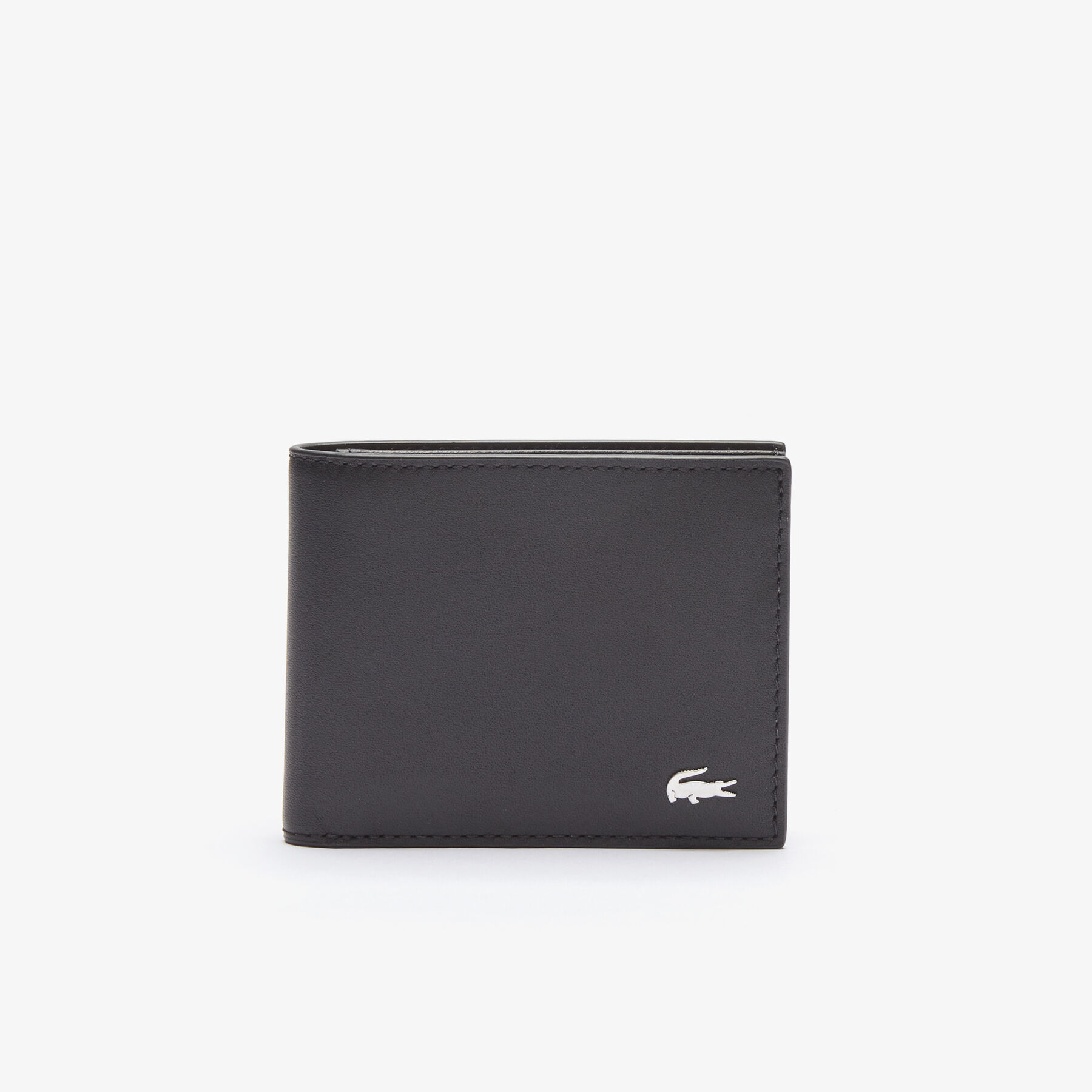 lacoste men s fitzgerald billfold in leather with id card holder