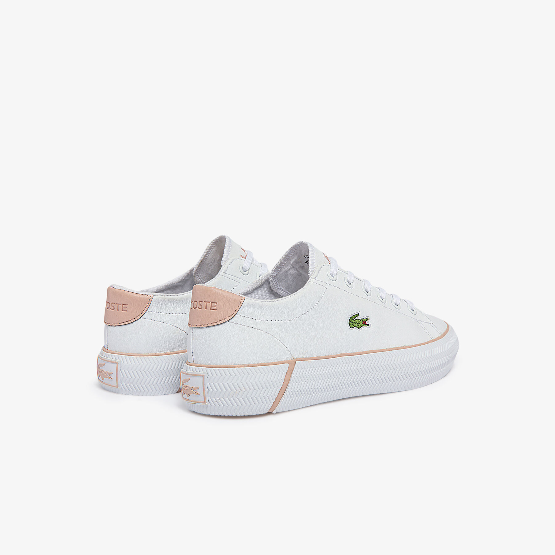 lacoste women s gripshot bl leather and synthetic trainers