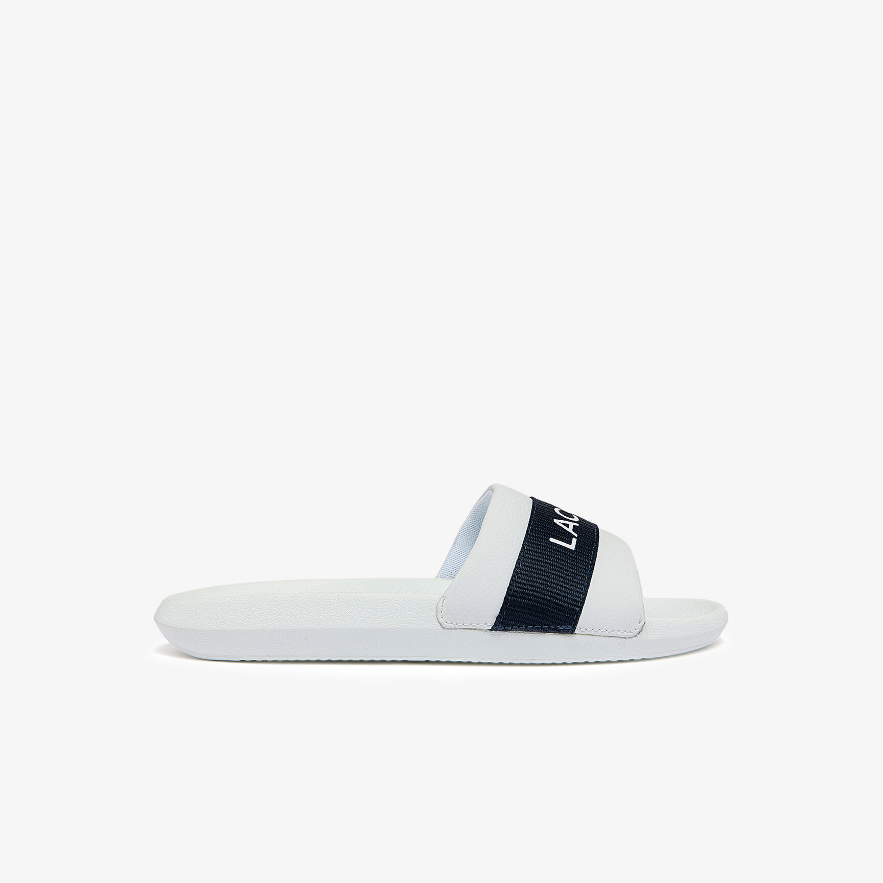 Men's Croco Slides Textile Logo