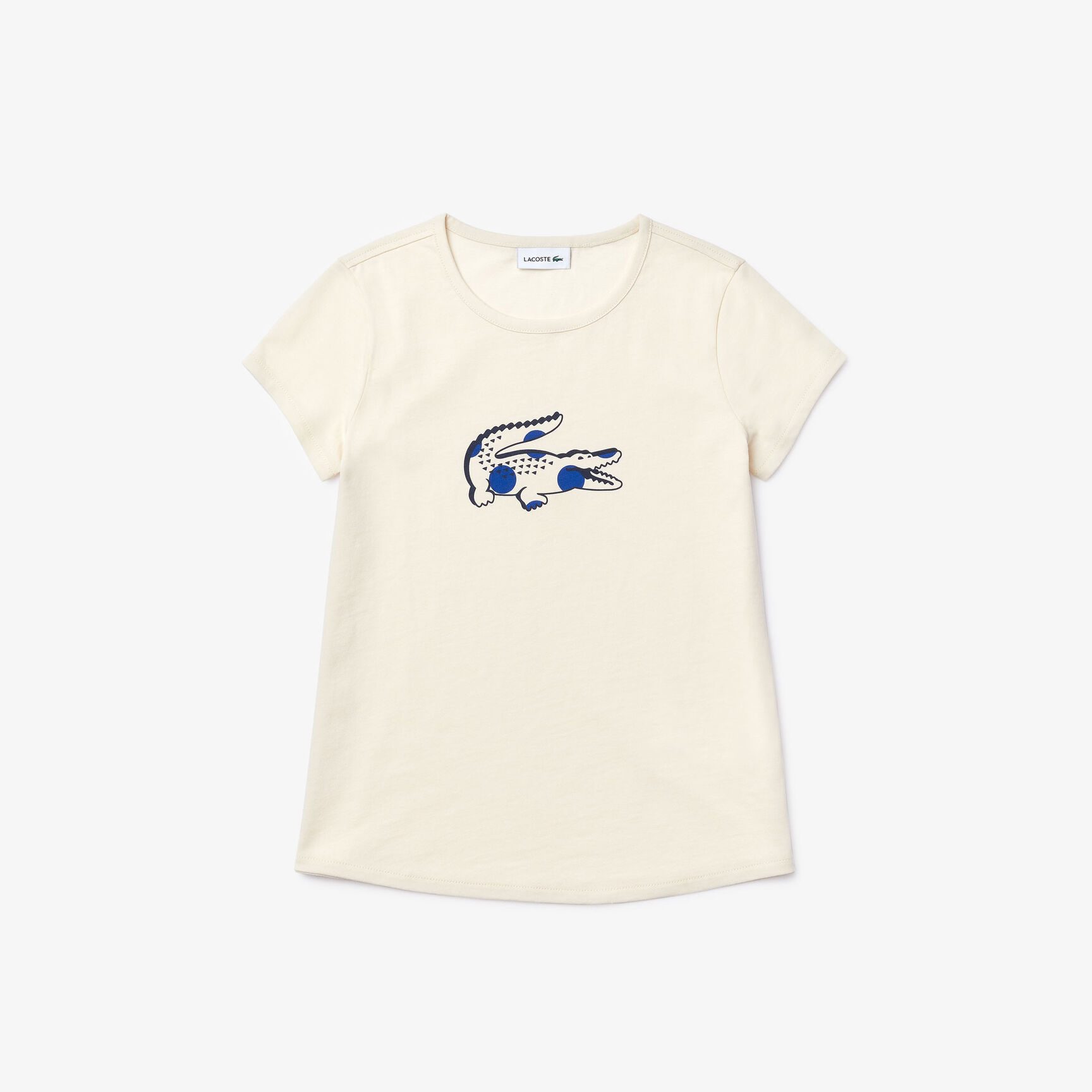 Girl&rsquo;s Printed Cotton Crew Neck T-shirt