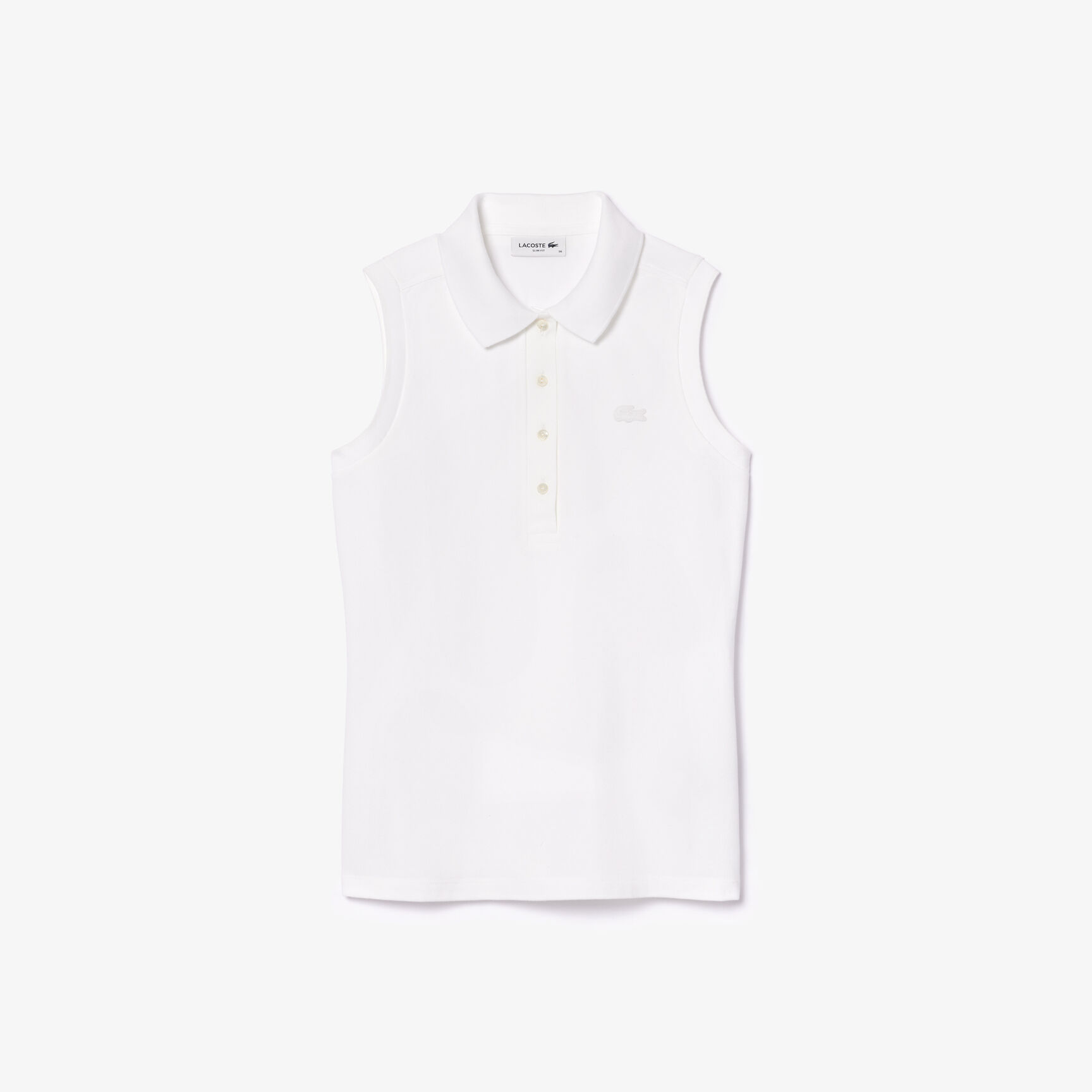 Slim Fit L.12.D Sleeveless Stretch Polo Shirt