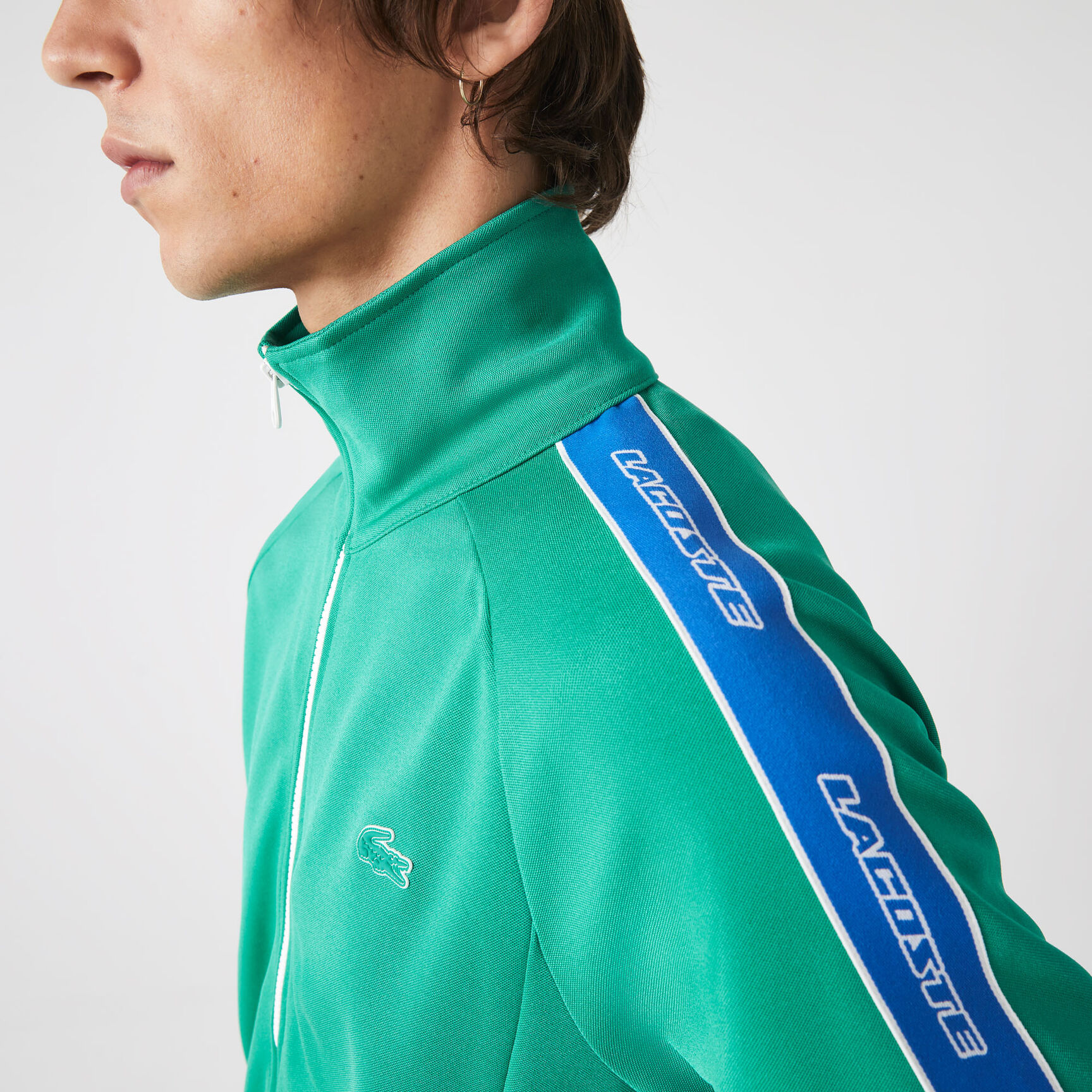 سويت شيرت لاكوست بياقة عالية وسحّاب للرجال مجموعة Héritage سويت شيرت لاكوست بياقة عالية وسحّاب للرجال مجموعة Héritage