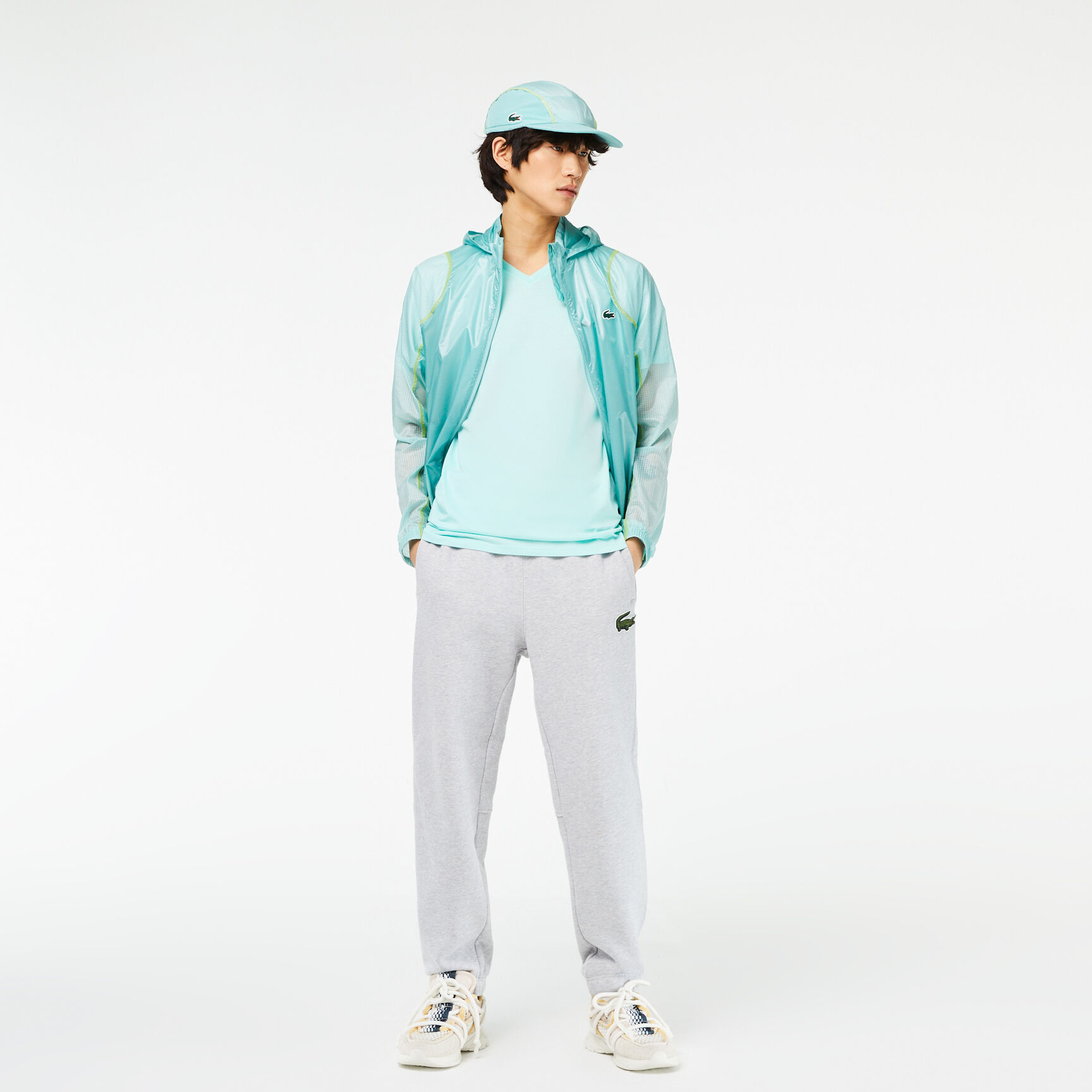 Lightweight Cotton Pima V Neck T-shirt