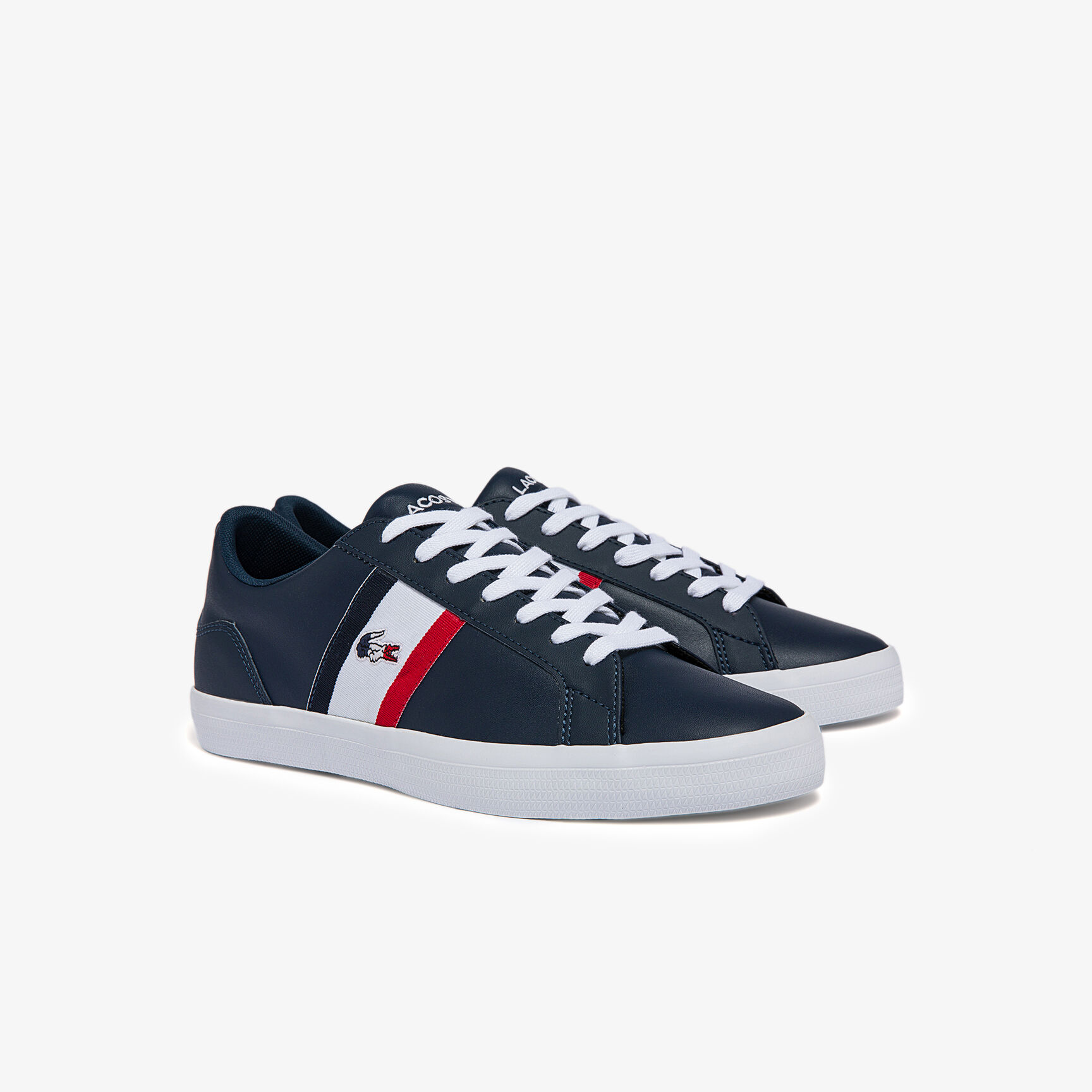 Men's Lerond Leather Tricolor Sneakers Men's Lerond Leather Tricolor Sneakers