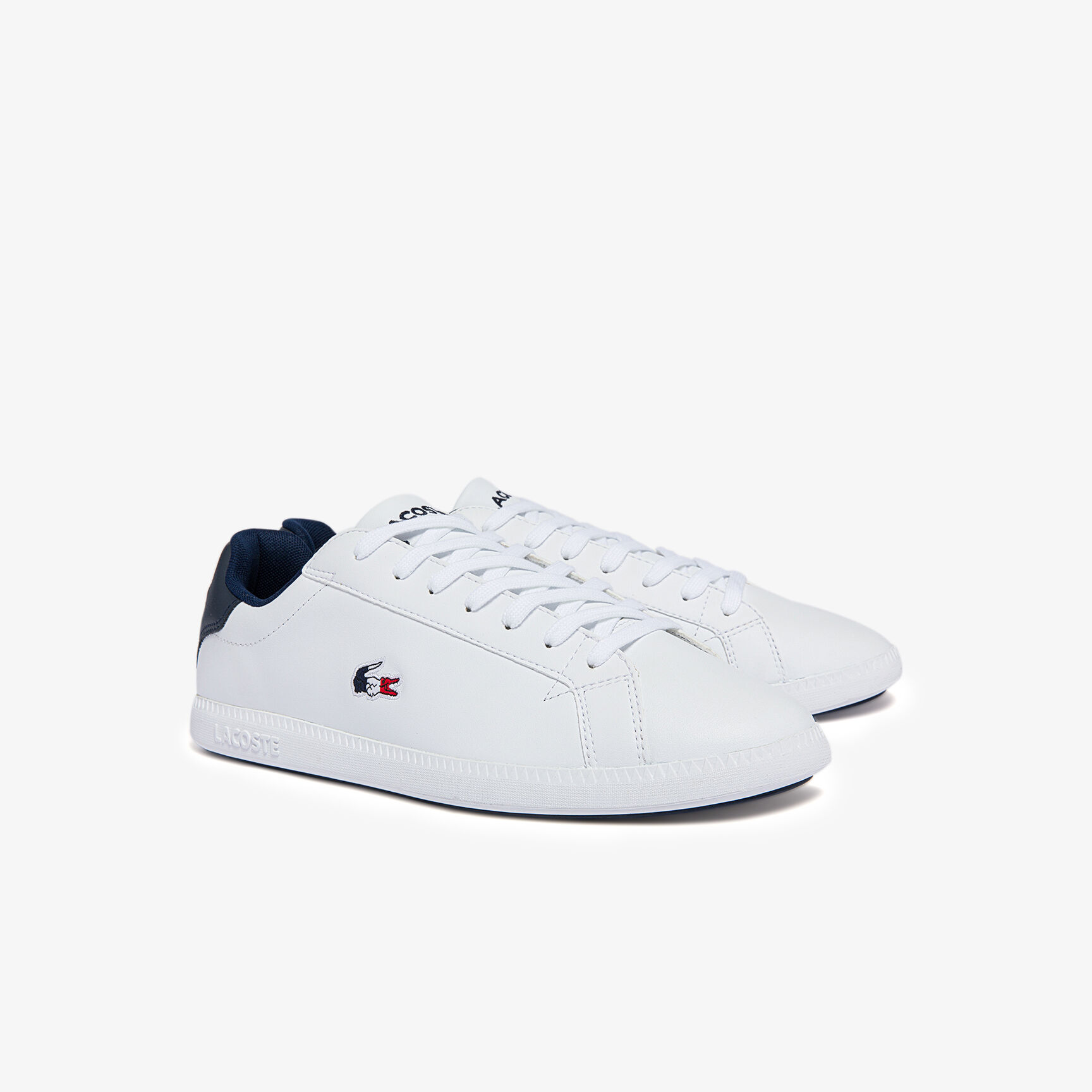 Men's Graduate Tricolore Leather and Synthetic Trainers