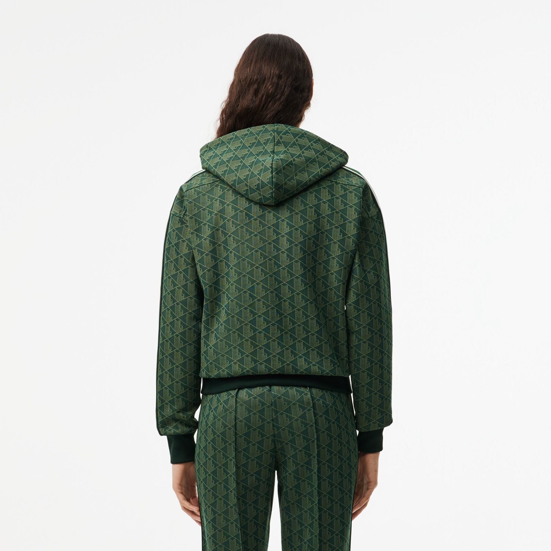 Jacquard Monogram Hoodie lacoste jacquard monogram hoodie