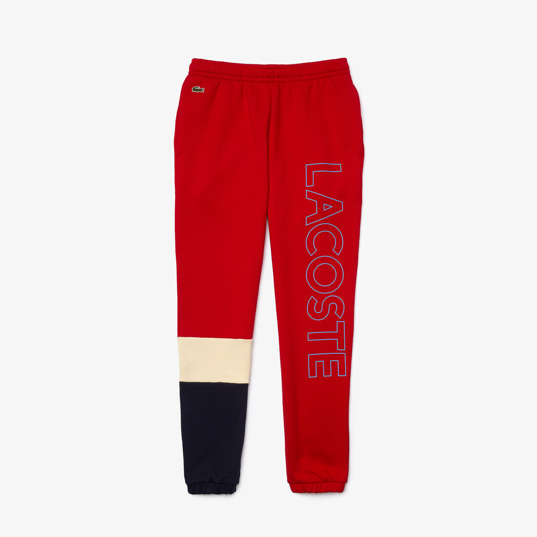 بنطال رياضي صوف بكتل لونية ونقشات كتابية للرجال بنطال رياضي صوف بكتل لونية ونقشات كتابية للرجال