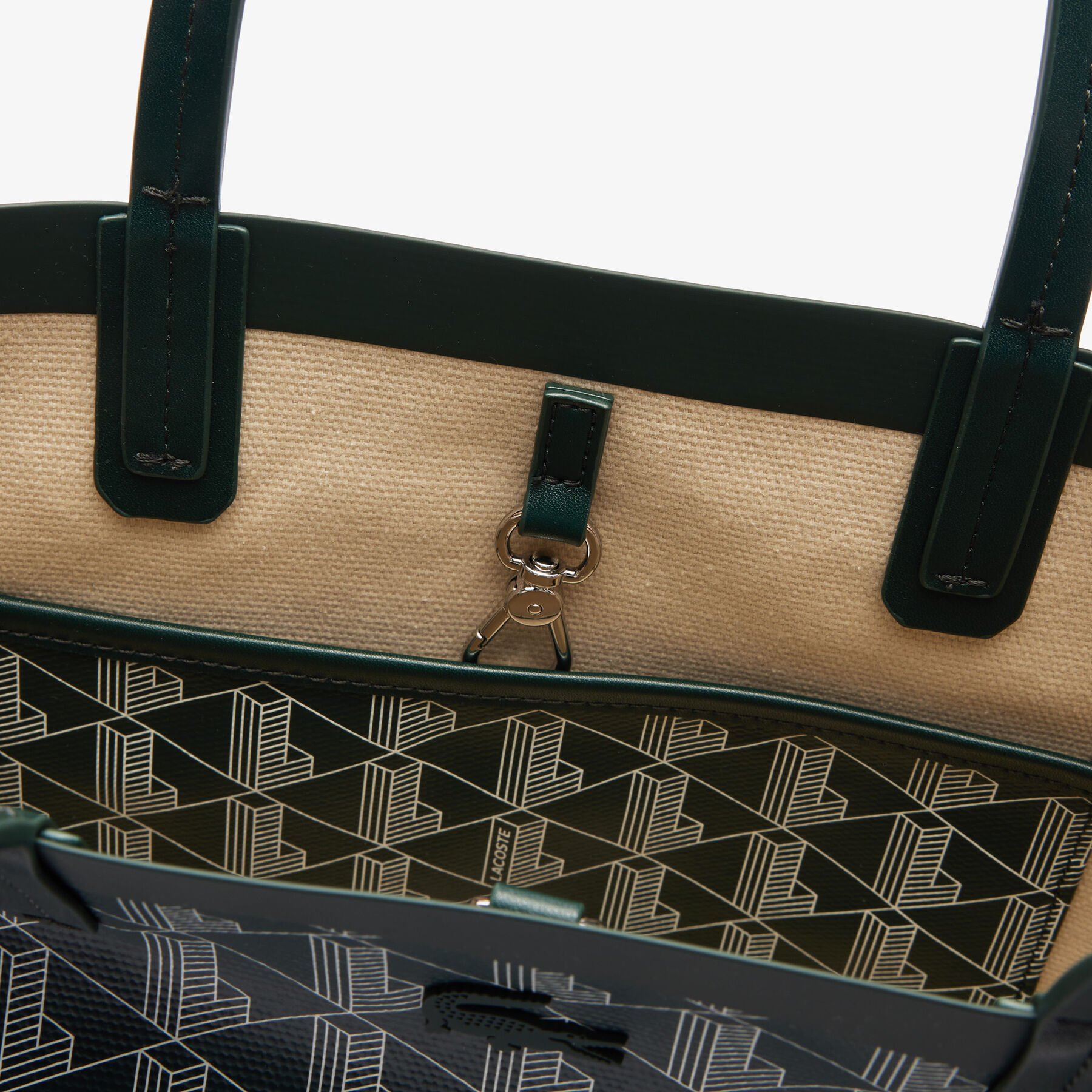 lacoste zely tote with removable pouch
