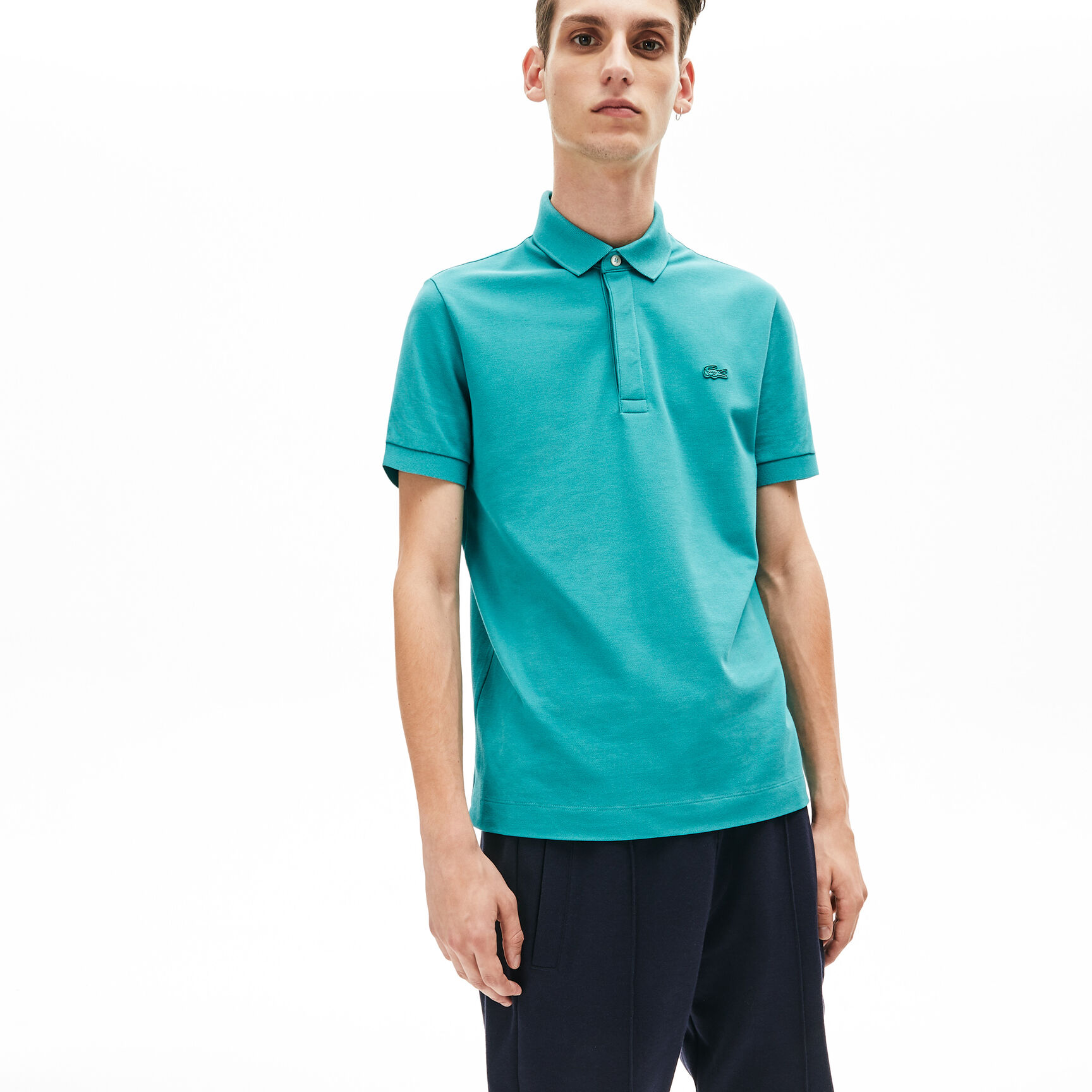 Regular Fit Paris Stretch Pique Polo Shirt