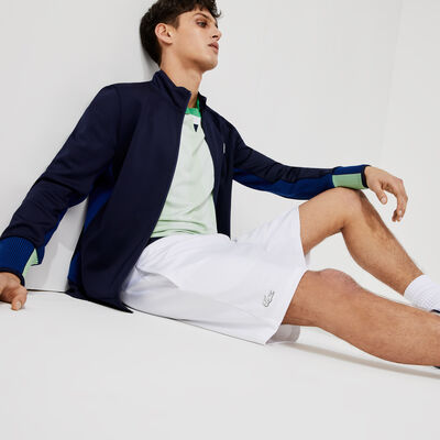 Men’s Lacoste Sport Contrasting Elasticised Waist Jacquard Shorts
