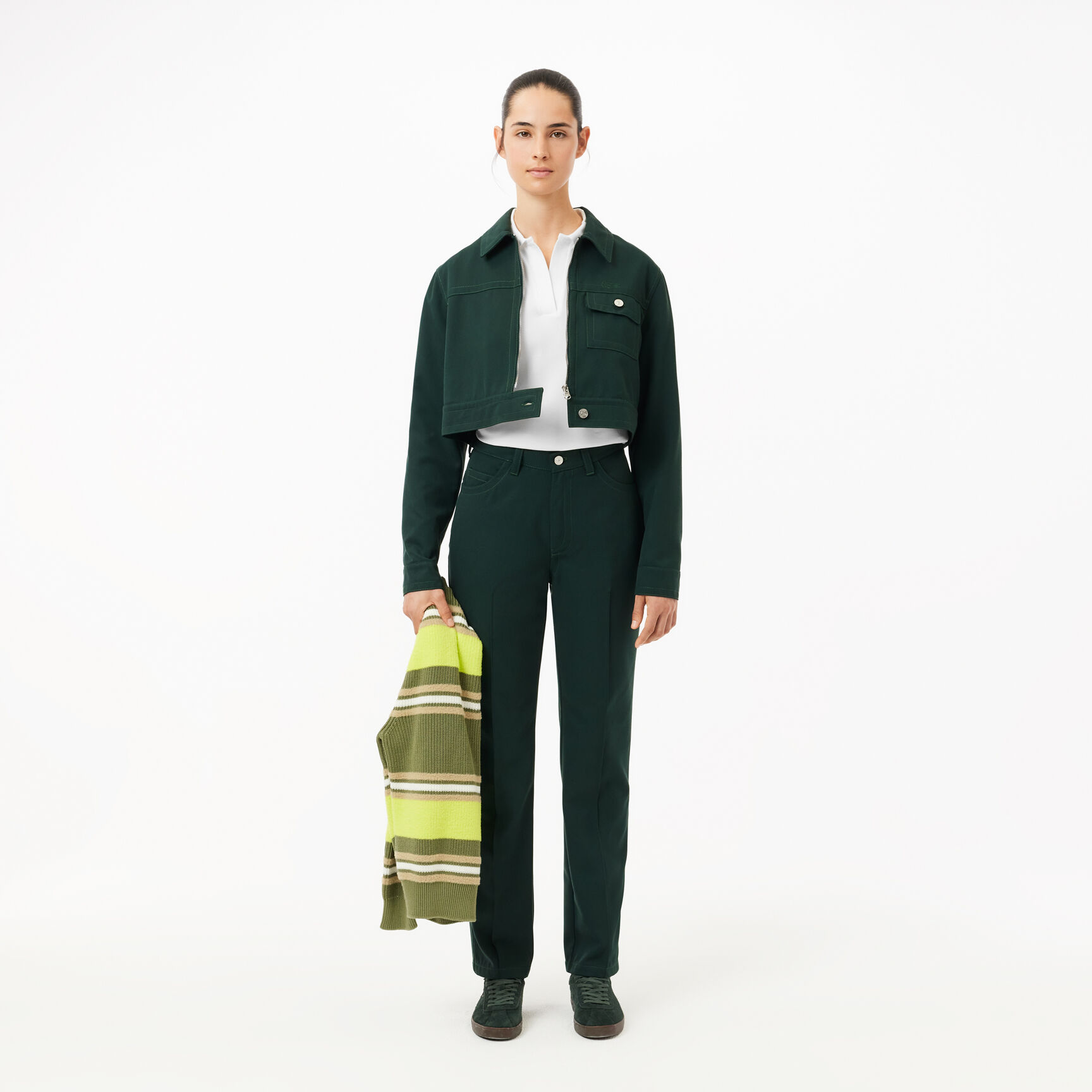 Open Neck Fluid Pique Polo Shirt Open Neck Fluid Pique Polo Shirt