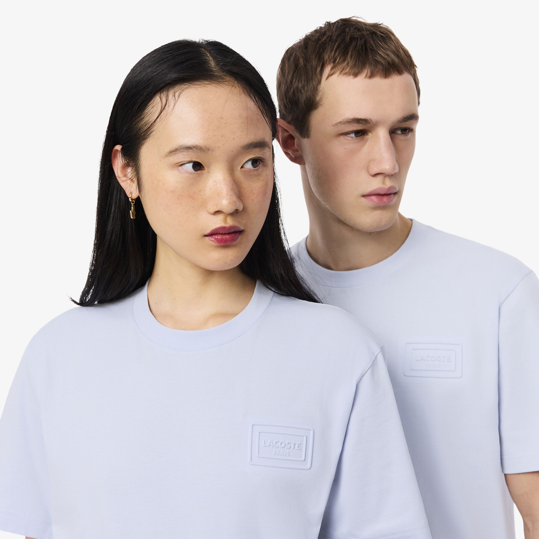Embossed Branding Cotton T-shirt