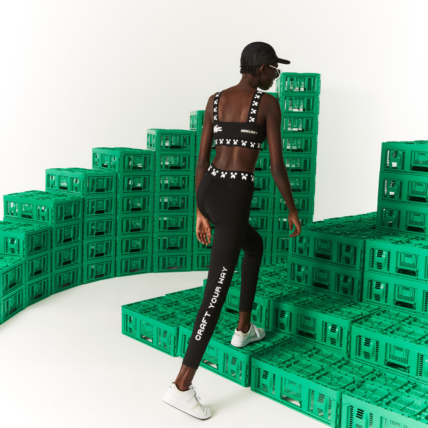 Women's Lacoste L!VE x Minecraft Sports Bra Women's Lacoste L!VE x Minecraft Sports Bra