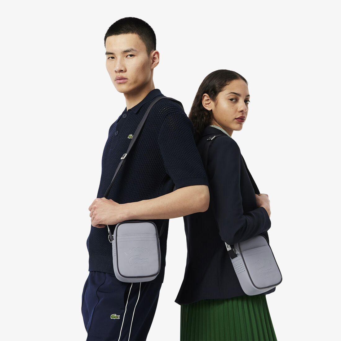 Club 1930 Petit Pique Effect Vertical Satchel Club 1930 Petit Pique Effect Vertical Satchel