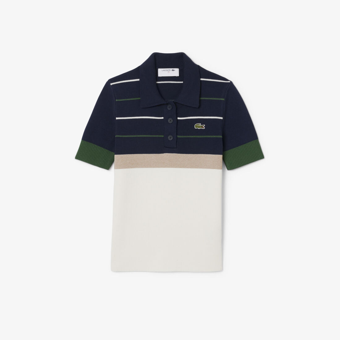 سترة بولو مخططة فرنسية الصنع