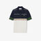French Made Striped Polo Collar Sweater lacoste french made striped polo collar sweater