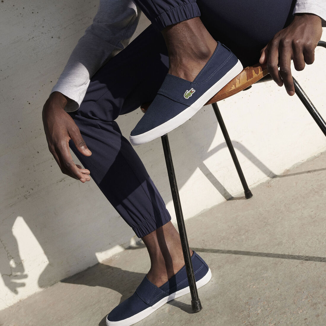 حذاء خفيف بدون كعب محيك من الكنفا من مجموعة Marice للرجال حذاء خفيف بدون كعب محيك من الكنفا من مجموعة Marice للرجال