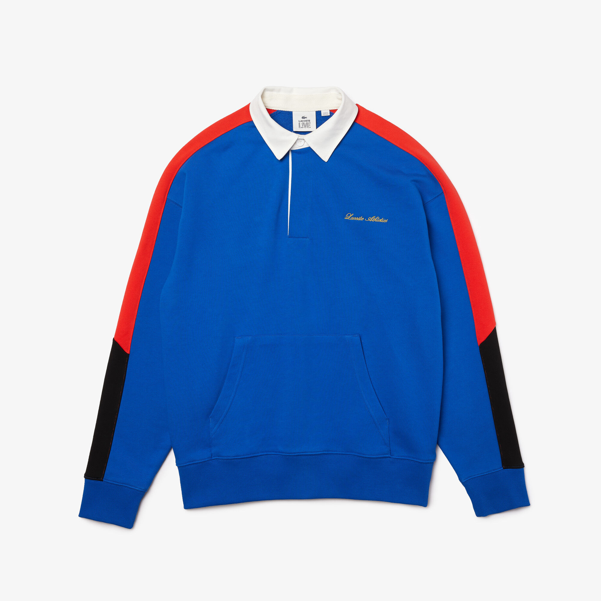 Men’s Lacoste LIVE Colourblock Fleece Polo Shirt Sweatshirt Men’s Lacoste LIVE Colourblock Fleece Polo Shirt Sweatshirt