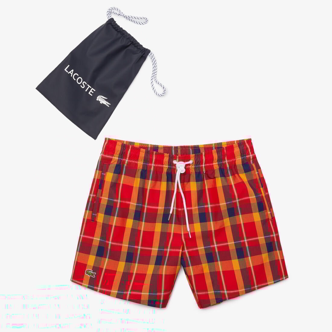 Men’s Check Print Swimming Trunks Men’s Check Print Swimming Trunks