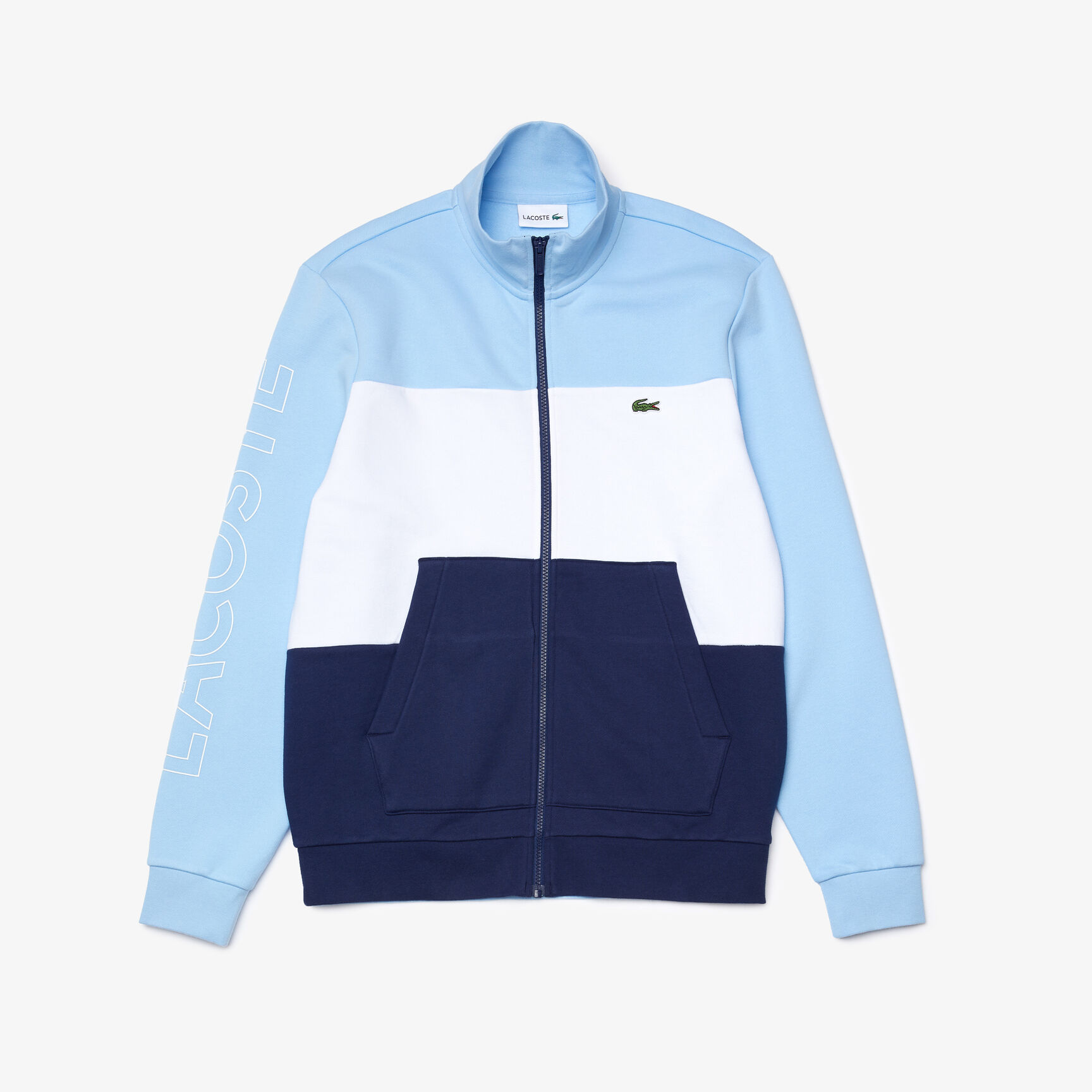 Men's Printed Colorblock Fleece Tracksuit