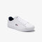 lacoste women s carnaby evo tricolore leather and synthetic trainers