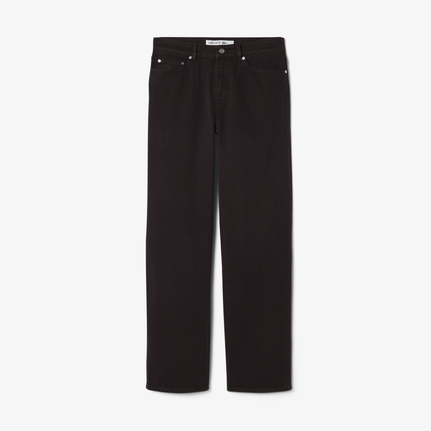 5 Pocket Straight Cut Denim Jeans lacoste 5 pocket straight cut denim jeans