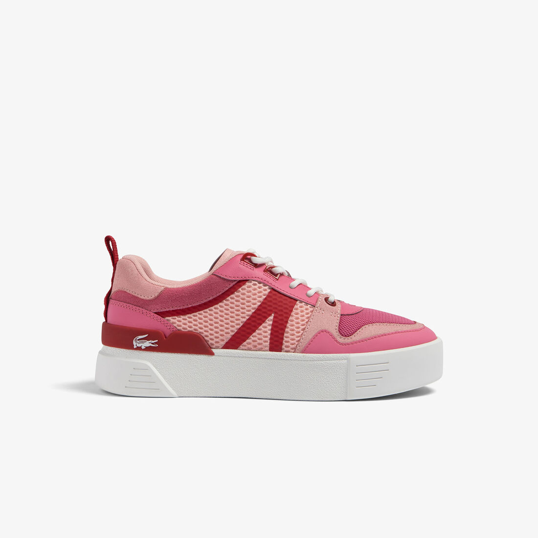 Women's Lacoste L002 Leather Heel Pop Trainers