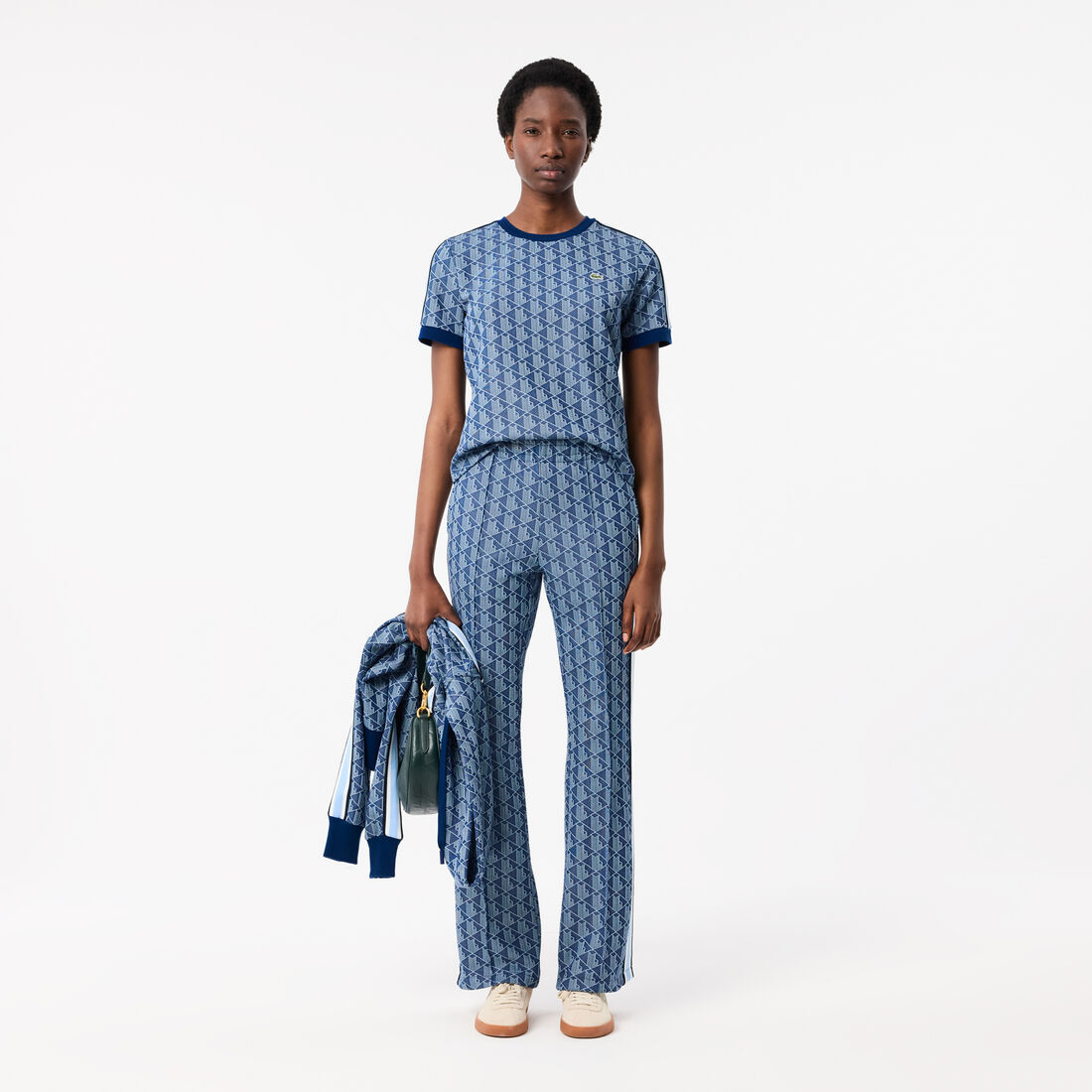 Slim Fit Monogram Jacquard T-shirt Slim Fit Monogram Jacquard T-shirt