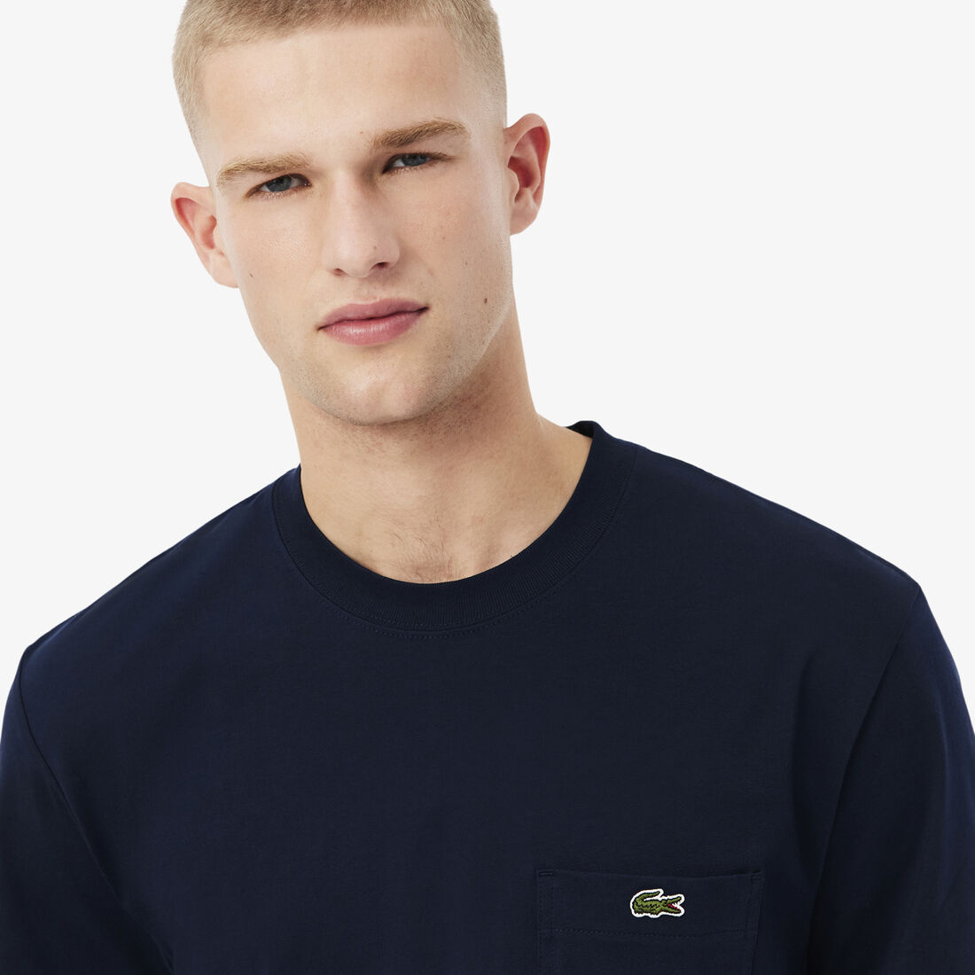 Cotton T-shirt with Breast Pocket Cotton T-shirt with Breast Pocket