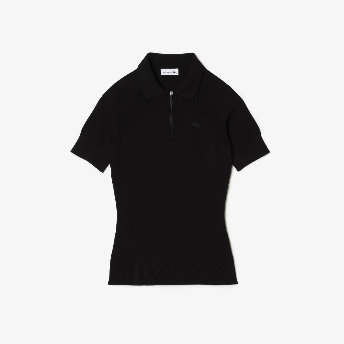 Men's Lacoste Zip Neck Knit Sweater
