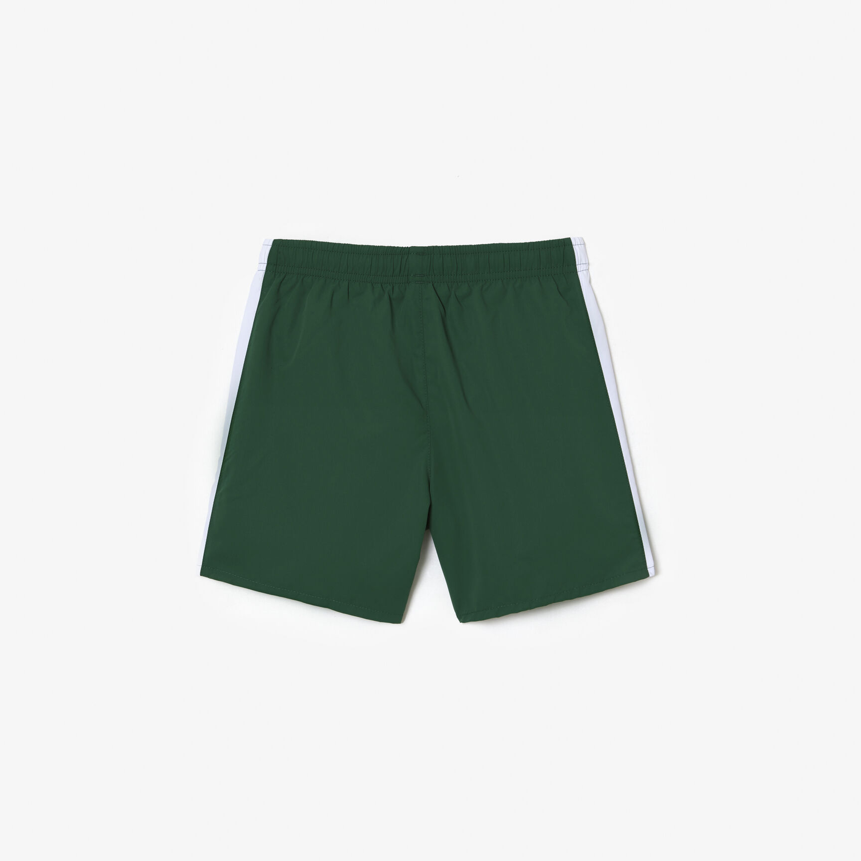 Boy’s Lacoste x Netflix Contrast Badge Swim Trunks
