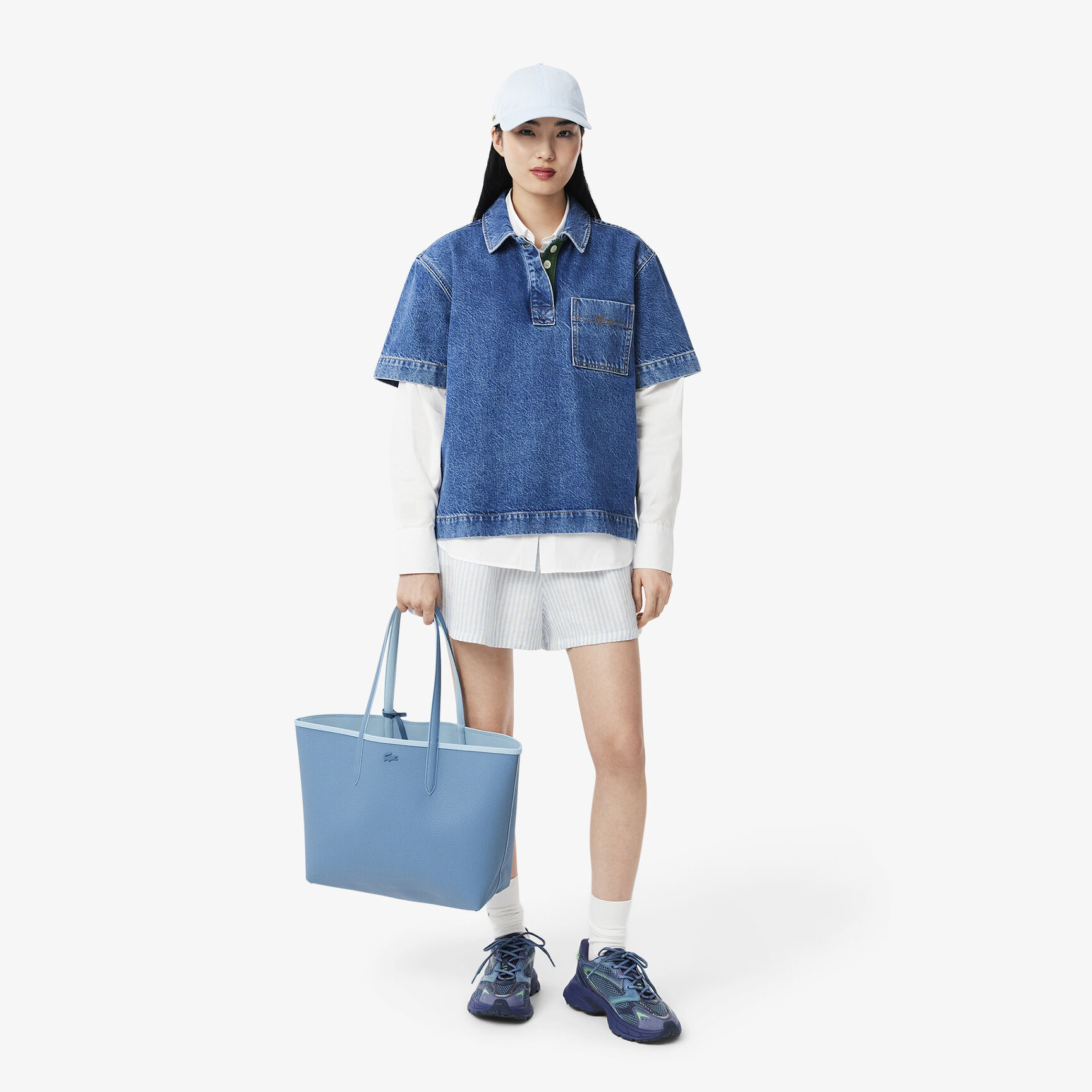 حقيبة آنا القابلة للعكس مع حقيبة صغيرة قابلة للفصل