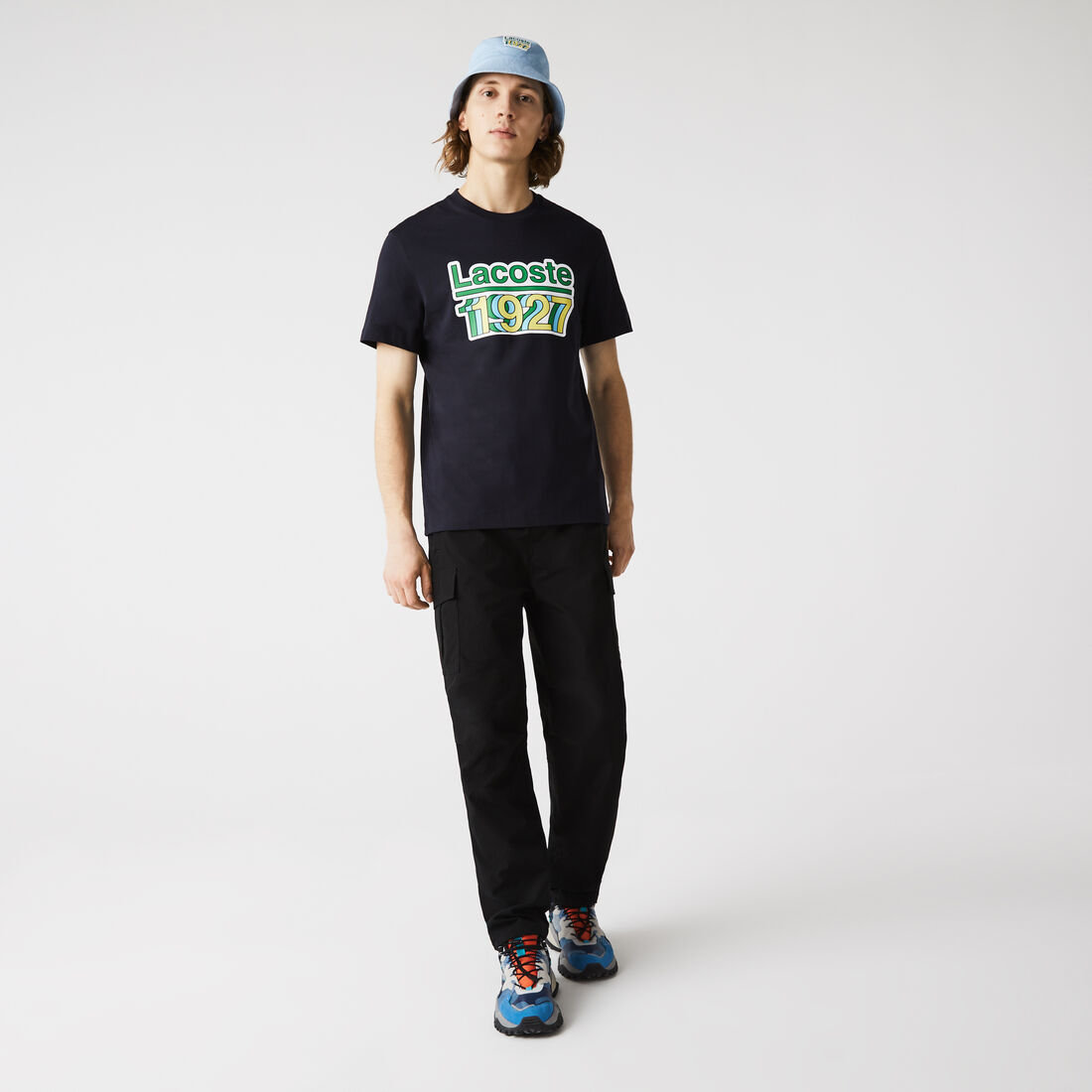 Men's Crew Neck Vintage Printed Cotton T-shirt Men's Crew Neck Vintage Printed Cotton T-shirt