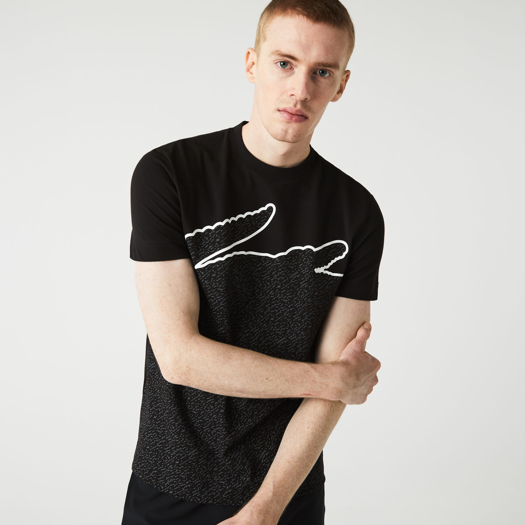 Men's Crew Neck Cotton Pique Blend T-Shirt Men's Crew Neck Cotton Pique Blend T-Shirt