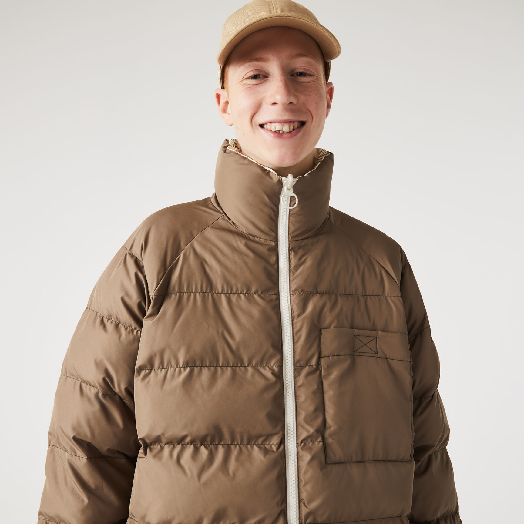 Unisex Lacoste Water-Repellent Reversible Jacket Unisex Lacoste Water-Repellent Reversible Jacket