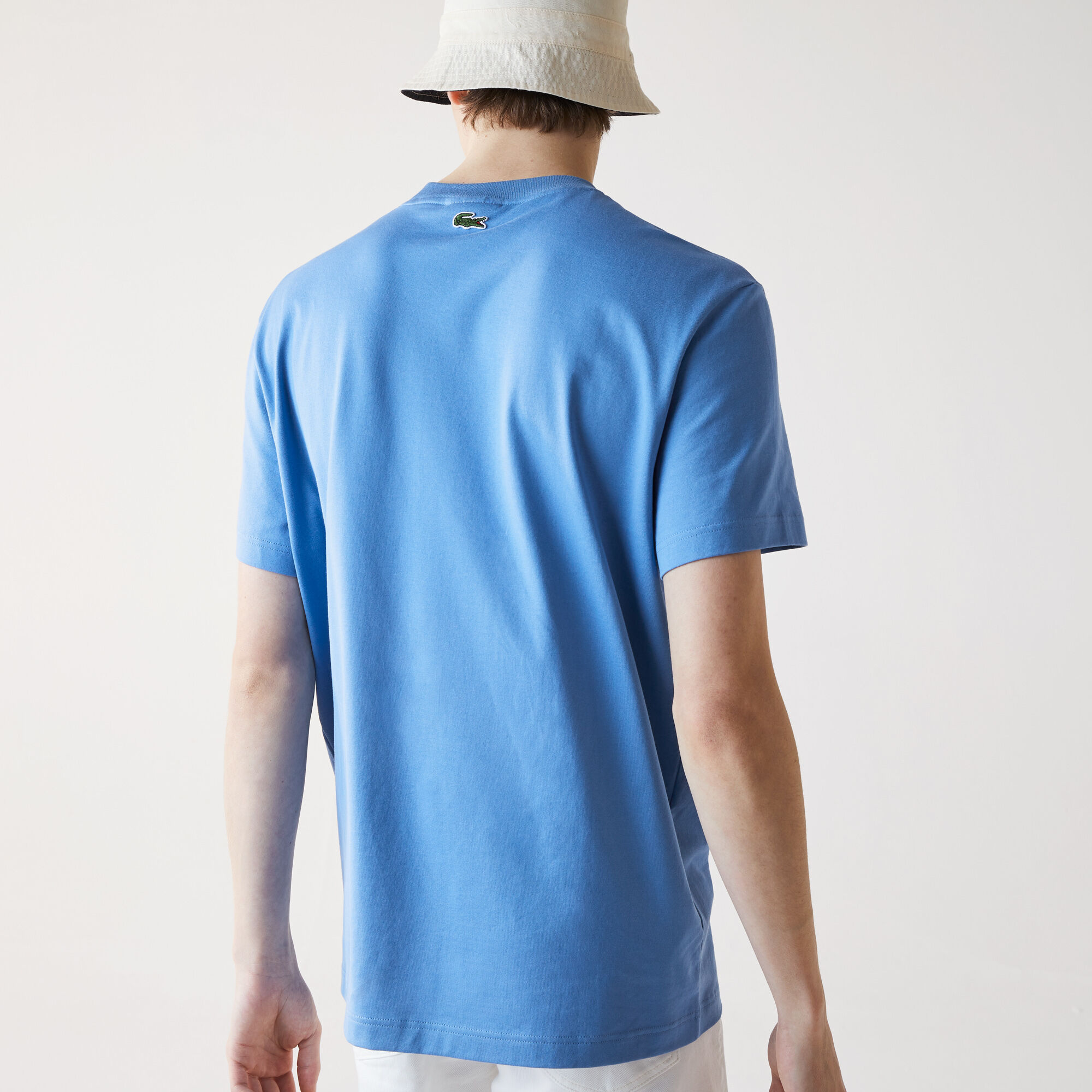 Men’s Heritage Stripe Band and Badge Cotton T-shirt Men’s Heritage Stripe Band and Badge Cotton T-shirt