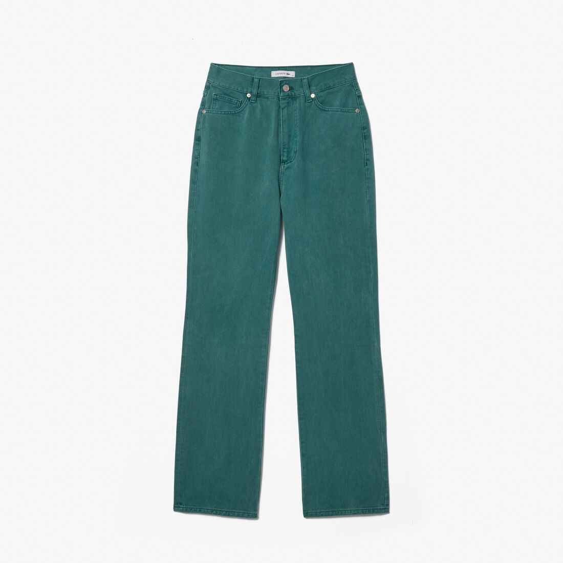 Straight Leg Eco-Dyed Cotton Denim Jeans